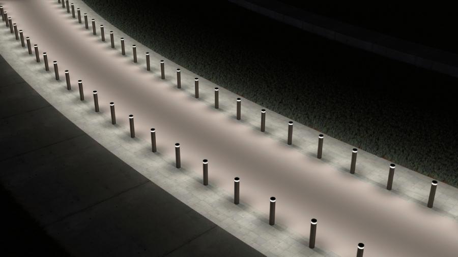Rek Bollard Lights by LEDS-C4, Spanish Lighting